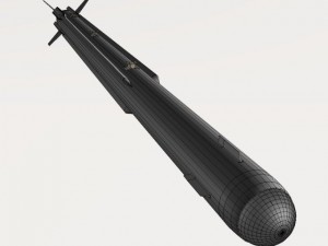 adarter airtoair missile 3D 모델