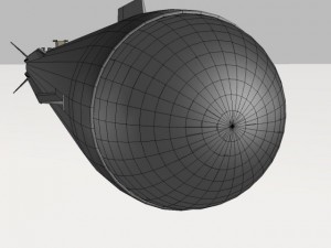 adarter airtoair missile 3D 모델