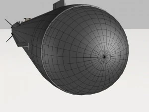 adarter airtoair missile 3D Model