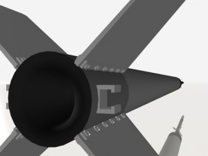 us hopi dart rocket Model 3D