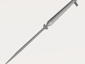 us hopi dart rocket Model 3D