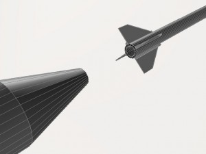 us hopi dart rocket Model 3D