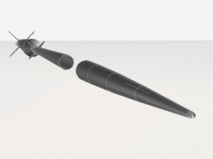 us hopi dart rocket Model 3D