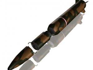 chinese df16 ballistic missile 3D Model