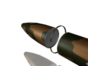 chinese df16 ballistic missile 3D Model