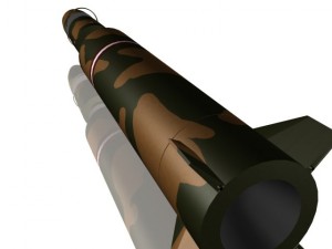 chinese df16 ballistic missile 3D Model
