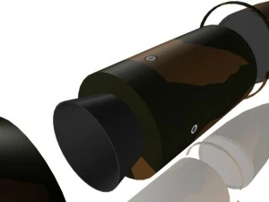 chinese df16 ballistic missile 3D Model