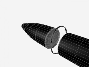 chinese df16 ballistic missile 3D Model