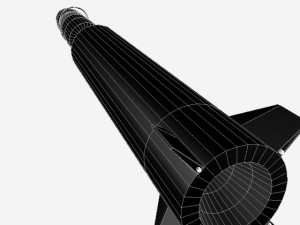 chinese df16 ballistic missile 3D Model