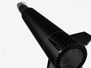chinese df16 ballistic missile 3D Model