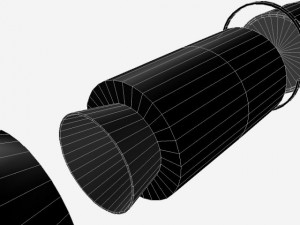 chinese df16 ballistic missile 3D Model