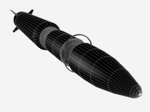 chinese df16 ballistic missile 3D Model