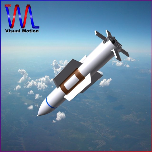 usaf gbu57 bomb Modello 3D .c4d .max .obj .3ds .fbx .stl .blend 