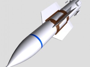 usaf gbu57 bomb Modello 3D