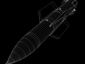 usaf gbu57 bomb Modello 3D