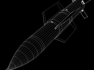 usaf gbu57 bomb Modello 3D
