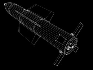 usaf gbu57 bomb Modello 3D