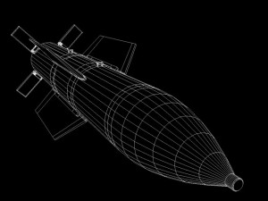 usaf gbu57 bomb Modello 3D