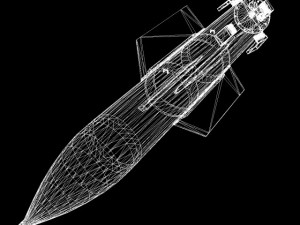 usaf gbu57 bomb Modello 3D