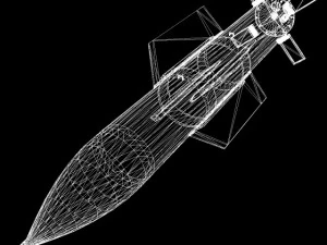 usaf gbu57 bomb 3D Model