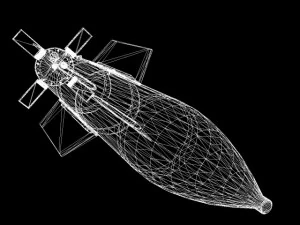 usaf gbu57 bomb 3D Model