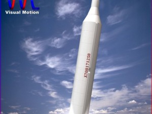 dprk bm25 musudan 2 stage missile 3D Model