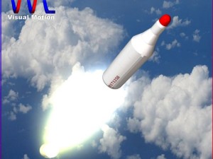 dprk bm25 musudan 2 stage missile 3D 模型