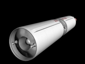 dprk bm25 musudan 2 stage missile 3D 模型