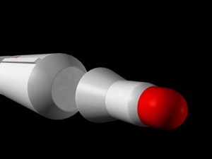 dprk bm25 musudan 2 stage missile 3D 模型