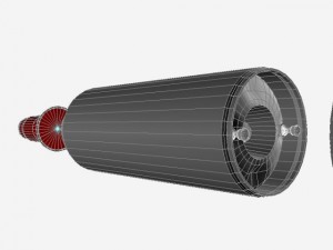 dprk bm25 musudan 2 stage missile 3D 模型