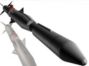 usaf blue scout jr rocket 3D Model