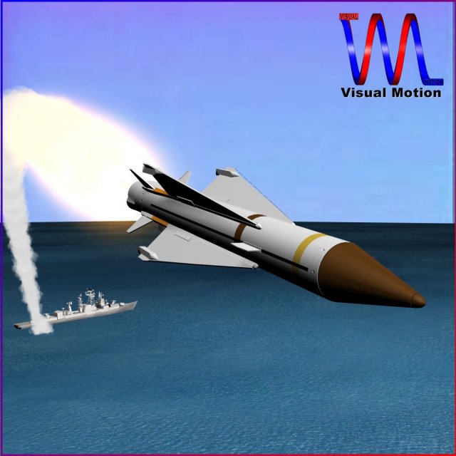 uk sea wolf missile 3D-Modell .c4d .max .obj .3ds .fbx .stl .blend 