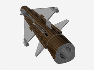uk sea wolf missile 3D-Modell