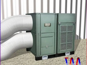 hvac air rover блок 3D Модель
