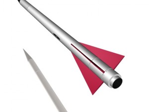 us navy nike asp rocket 3D 모델
