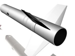 us navy nike asp rocket 3D Model