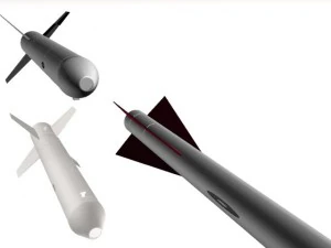 us navy nike asp rocket 3D Model