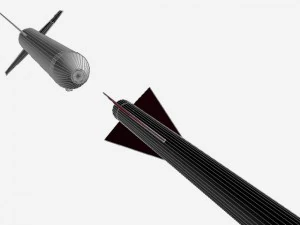 us navy nike asp rocket 3D Model