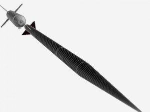 us navy nike asp rocket 3D 모델