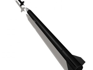 us super loki rocket 3D 모델