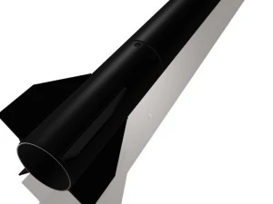 us super loki rocket 3D Model