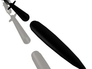 us super loki rocket 3D Model