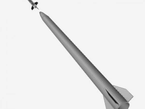 us super loki rocket 3D Model