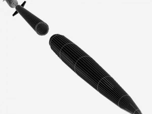 us super loki rocket 3D Model