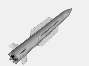 chinese sy400 missile 3D Model
