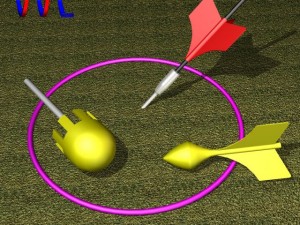 lawn dart set 3Dモデル