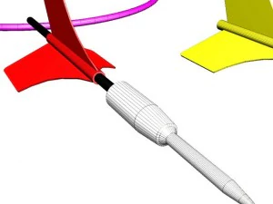 set di freccette da prato Modello 3D