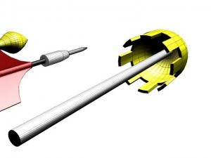 lawn dart set Model 3D