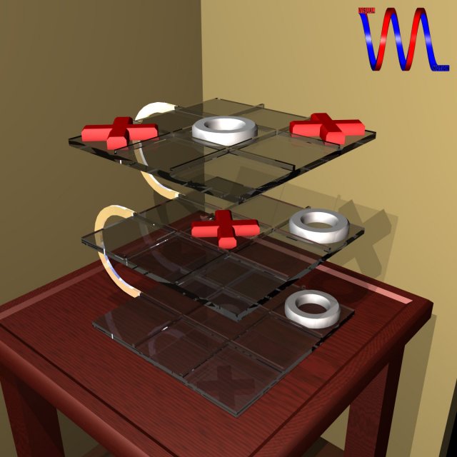 3d tictactoe Modelo 3D .c4d .max .obj .3ds .fbx .stl .blend 
