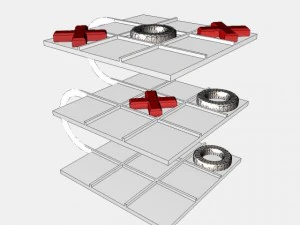 3d tictactoe 3D Model